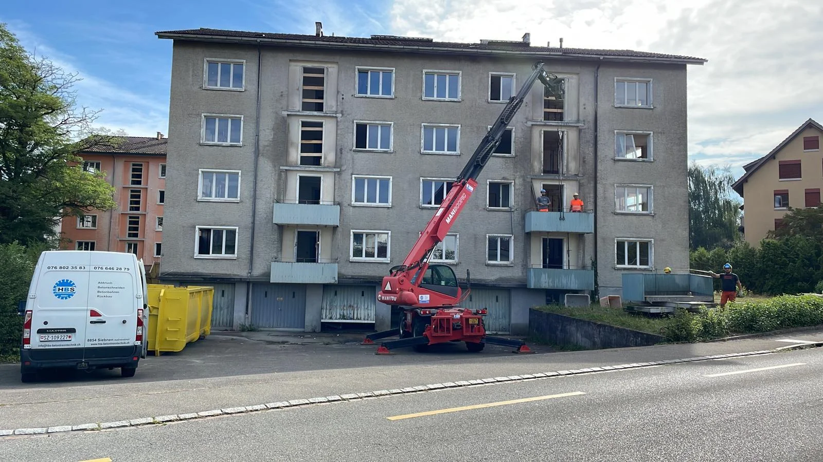 Rückbau Mehrfamilienhaus